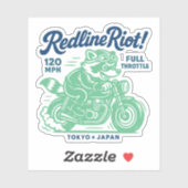 Redline Riot Aufkleber (Blatt)