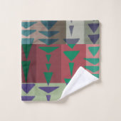 Redman4u2 Geometric Graphic Motif Modern Trend  Badhandtuch Set (Waschlappen)