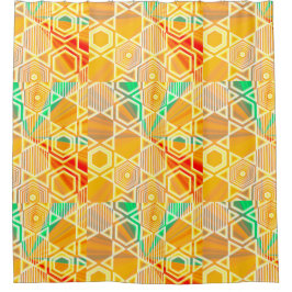 Redman4u2 Geometric Graphic Motif Modern Trend  Duschvorhang