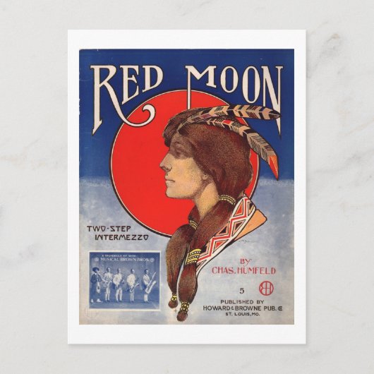 Redmoon Two Step Intermezzo 1908 Postkarte (Vorderseite)