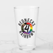 Redneck 4 Rainbows Glas (Vorderseite)