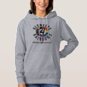 Redneck 4 Regenbogen Hoodie (Vorderseite)