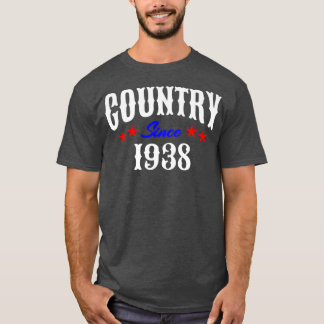 Redneck 84 Jahre Geboren 1938 Country Music 84 t T-Shirt