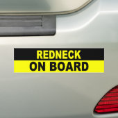 REDNECK AN BORD AUTOAUFKLEBER (Auf Auto)