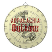 Redneck Appalachia Outlaw Dartscheibe (vorne)