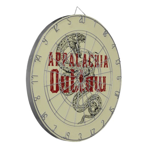 Redneck Appalachia Outlaw Dartscheibe (Vorderseite Links)
