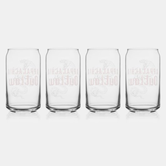 Redneck Appalachia Outlaw Dosenglas (Hinten)