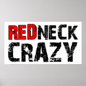 Redneck Crazy Funny Poster (Vorne)