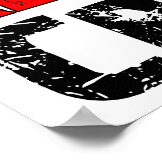 Redneck Crazy Funny Poster (Ecke)