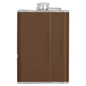 Redneck druckt Extravaganten Text Flachmann (Rückseite)