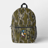 Redneck Duck Bottomland Camouflage Ente Jagd Redne Bedruckter Rucksack (Vorderseite)