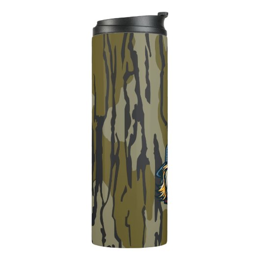 Redneck Duck Bottomland Camouflage Ente Jagd Redne Thermosbecher (Nach links gedreht)