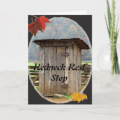 Redneck-Erholung Grußkarte beenden Karte (Vorderseite)