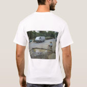 Redneck-Fischen T-Shirt (Rückseite)