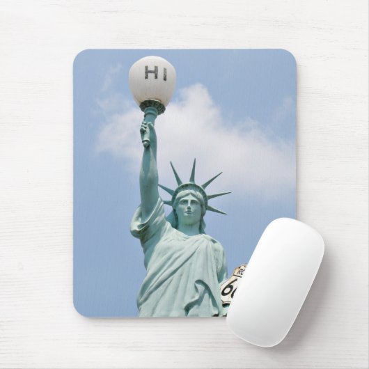 Redneck-Freiheitsstatut Mousepad (Mit Mouse)