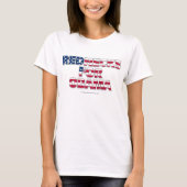 Redneck für Obama Ladys T - Shirt (Vorderseite)