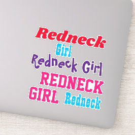 Redneck Girl Clear Stickers Car oder Notebook Aufkleber