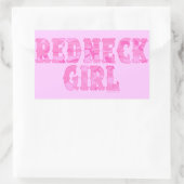 Redneck Girl Pink Camouflage Stickers (Tasche)