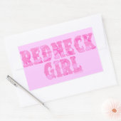 Redneck Girl Pink Camouflage Stickers (Umschlag)
