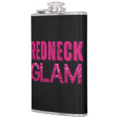 Redneck Glam Pink Glitzer Flachmann (Links)