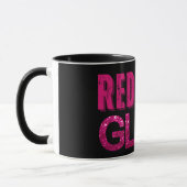 Redneck Glam Pink Glitzer Tasse (Links)