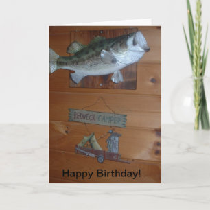Redneck Happy Birthday Card Karte