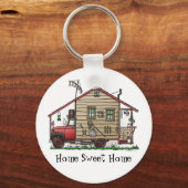 Redneck Hillbilly Camper Keychains Schlüsselanhänger (Vorderseite)