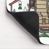 Redneck-Hinterwäldler-Lagerbewohner Mousepads (Ecke)