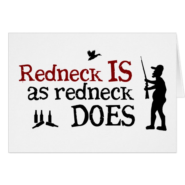 Redneck ist, wie Redneck tut (Vorderseite (Horizontal))