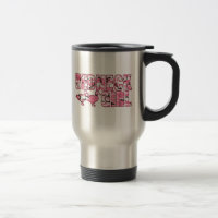 Redneck-Mädchen-Tasse mit rosa Tarnungs-Enten