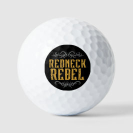 Redneck Rebel Golfball