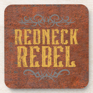 Redneck Rebel Grunge Rust Getränkeuntersetzer