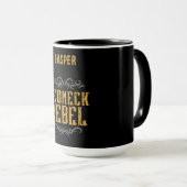 Redneck Rebel Personalisiert Tasse (VorderseiteRechts)