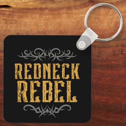 Redneck Rebel Schlüsselanhänger (Rückseite)