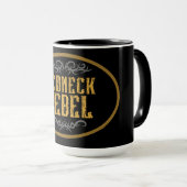 Redneck Rebel Tasse (VorderseiteRechts)