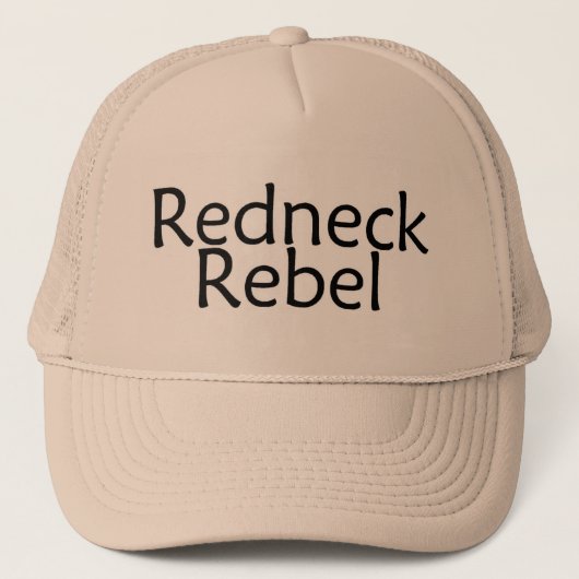 Redneck-Rebell Truckerkappe (Vorderseite)