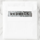 REDNECK RECHTECKIGER AUFKLEBER (Tasche)