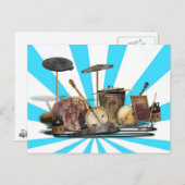 Redneck Rock Band Postkarte (Vorne/Hinten)