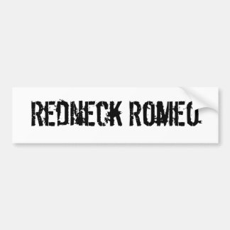 Redneck Romeo Autoaufkleber