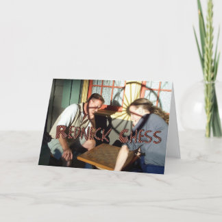 Redneck Schach Geburtstag Karte