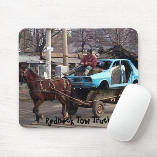 Redneck-Schleppseil-LKW Mousepad (Mit Mouse)
