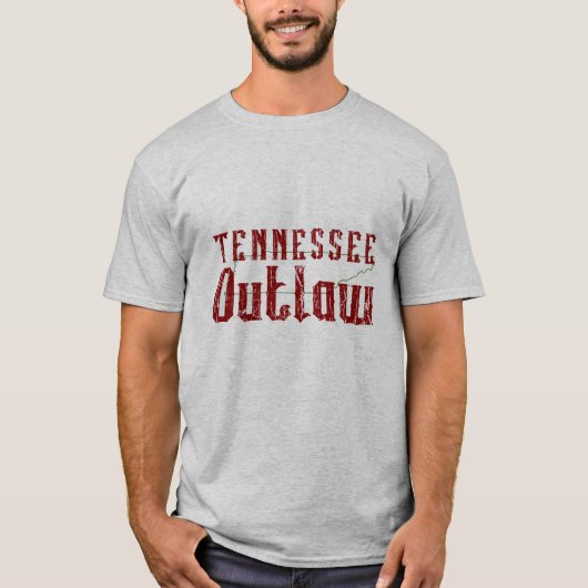 Redneck Tennessee Outlaw T-Shirt (Vorderseite)
