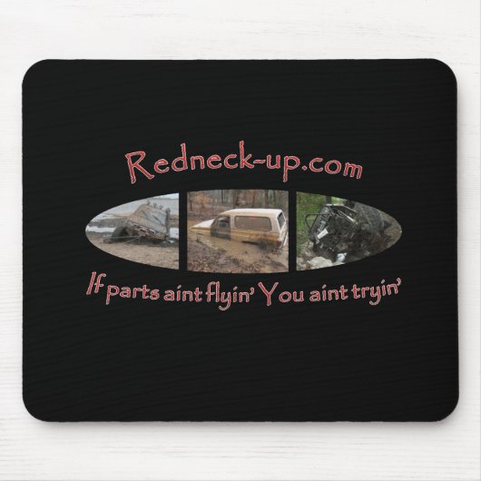 Redneck-up.com-Mausunterlage Mousepad (Vorne)