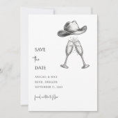 Redneck Wedding Save the Date (Vorderseite)