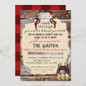 Redneck White Trash Holiday Bash Einladung (Vorne/Hinten)