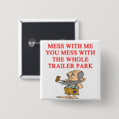 Redneckhinterwäldlerwitz Button (Vorne & Hinten)