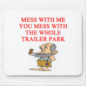 Redneckhinterwäldlerwitz Mousepad (Vorne)