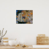 Redon - Blume Wolken Poster (Küche)