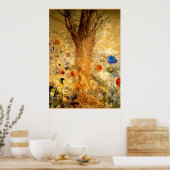 Redon - Buddha in seiner Jugend Poster (Küche)