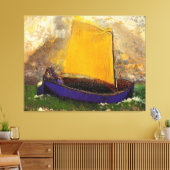 Redon - Das geheimnisvolle Boot, Leinwanddruck (Insitu (Wohnzimmer))